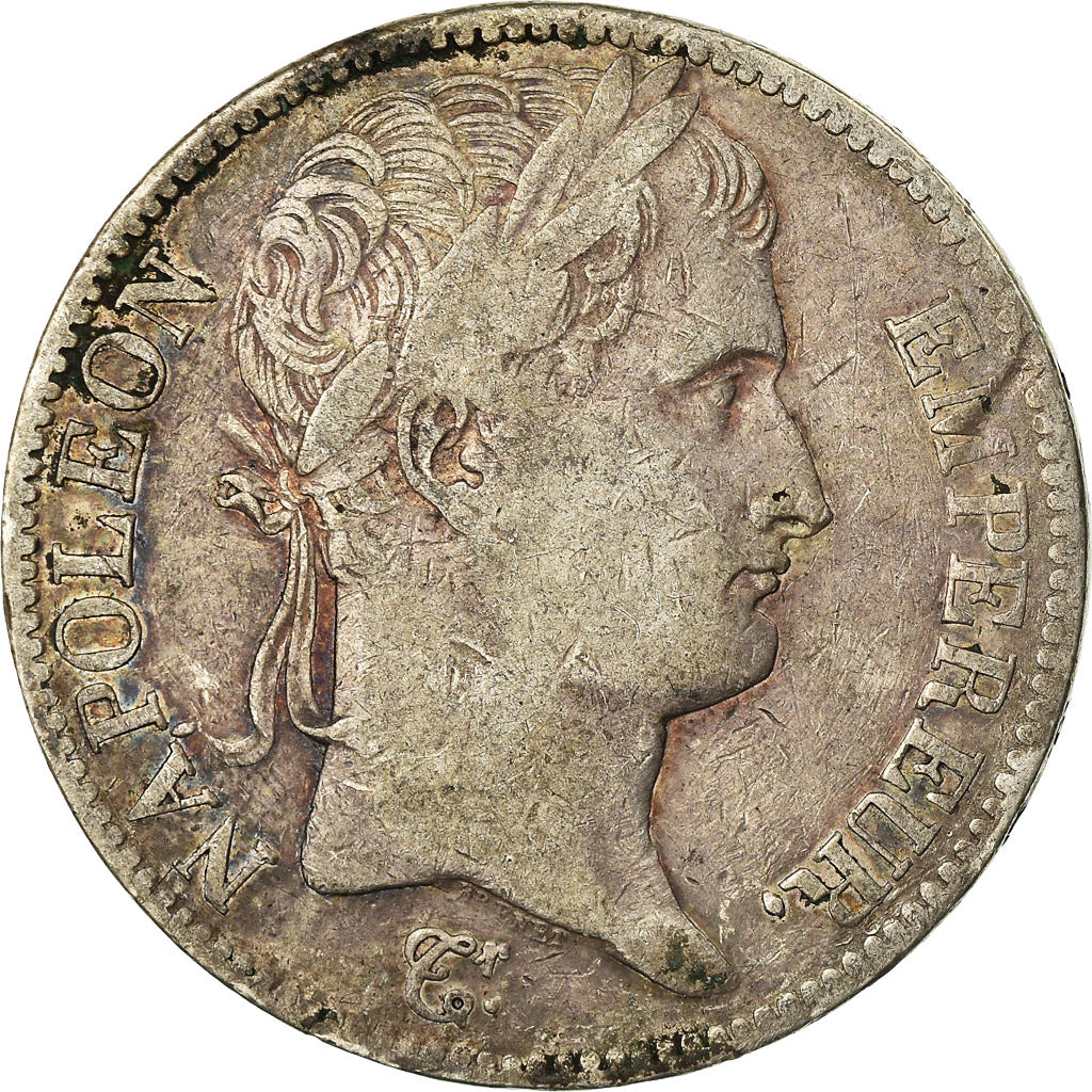 Coin, France, Napoléon I, 5 Francs, 1811, Marseille, VF(30-35), Silver