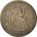 Coin, United States, Seated Liberty Half Dollar, Half Dollar, 1871, U.S. Mint
