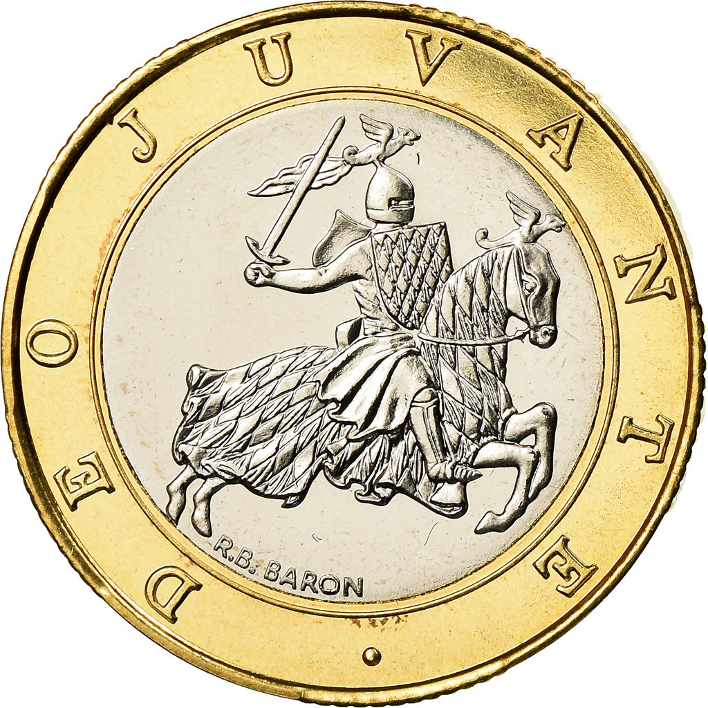 Coin, Monaco, Rainier III, 10 Francs, 1989, ESSAI, MS(63), Bi-Metallic, KM:163