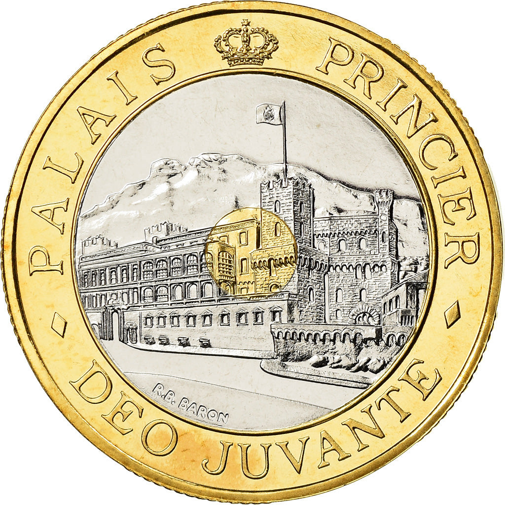 Coin, Monaco, Rainier III, 20 Francs, 1992, ESSAI, MS(63), Tri-Metallic, KM:165