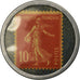 Coin, France, Crédit Lyonnais, 10 Centimes, Timbre-Monnaie, AU(55-58)