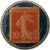 Moneta, Francja, Société générale, 10 Centimes, Undated, Timbre-Monnaie
