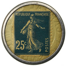 Coin, France, Société générale, 25 Centimes, Timbre-Monnaie, AU(55-58)