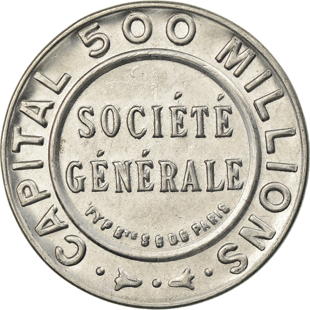 Monnaie, France, Société générale, 25 Centimes, Timbre-Monnaie, SUP