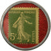 Coin, France, Spidoléine - Huile pour autos, 5 Centimes, Timbre-Monnaie