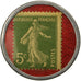 Coin, France, Spidoléine - Huile pour autos, 5 Centimes, Timbre-Monnaie