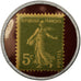 Moneta, Francja, Savon Dentifrice de Botot, 5 Centimes, Undated, Timbre-Monnaie