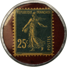 Monnaie, France, Savon Dentifrice de Botot, 25 Centimes, Timbre-Monnaie, SUP
