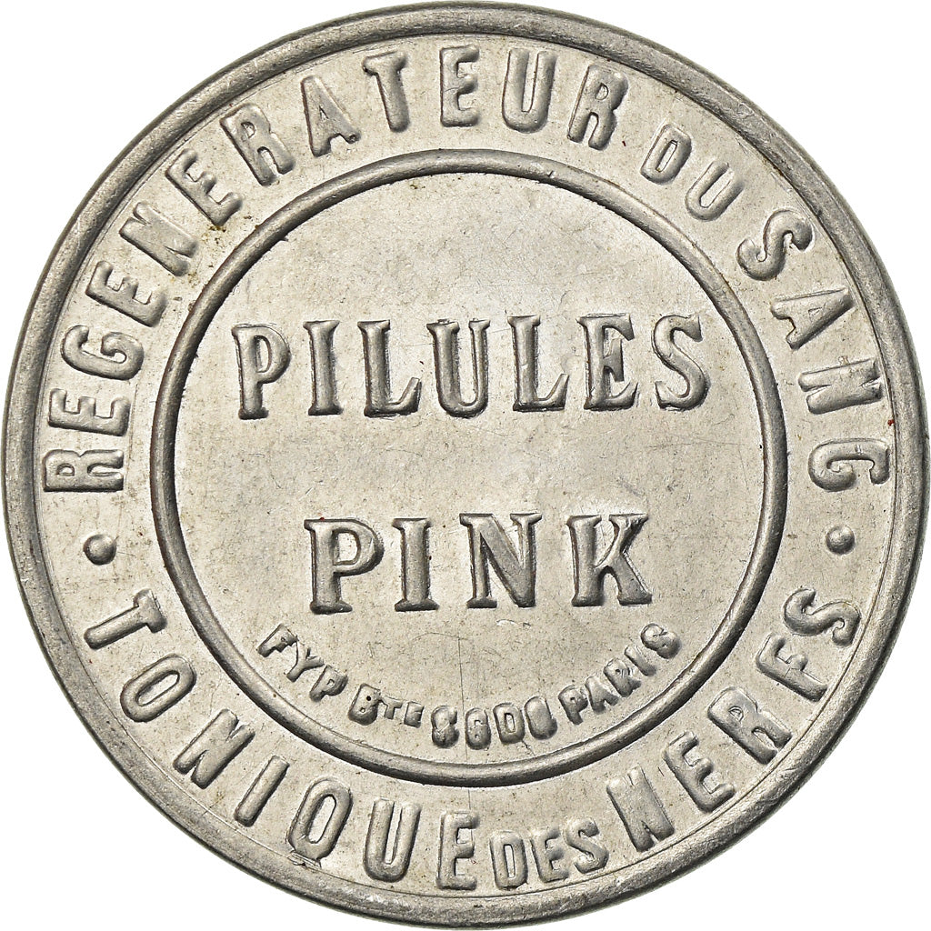 Moeda, França, Pilules Pink, 5 Centimes, Timbre-Monnaie, AU(55-58), Alumínio