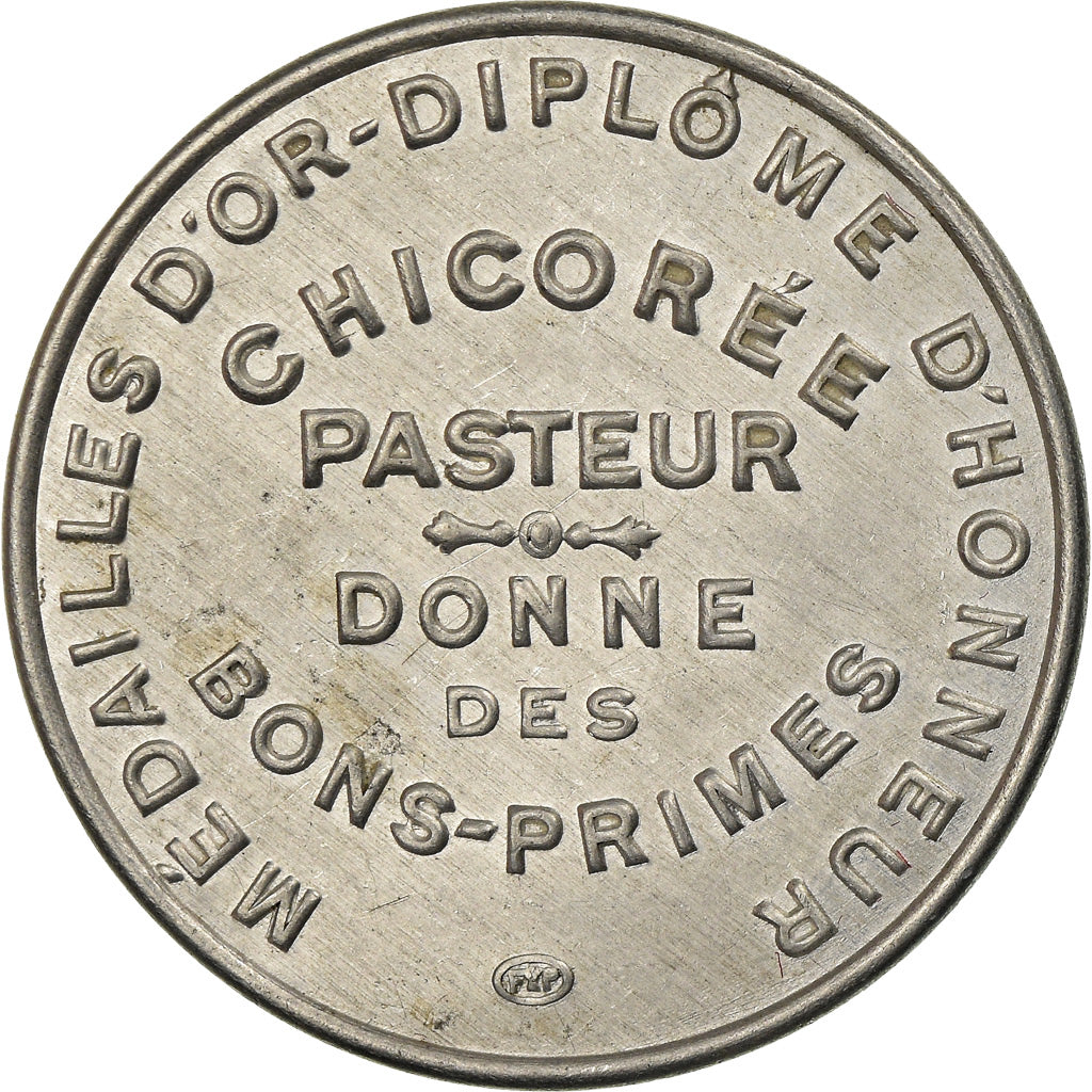Moneda, Francia, Chicorée Pasteur, 5 Centimes, Timbre-Monnaie, EBC, Aluminio