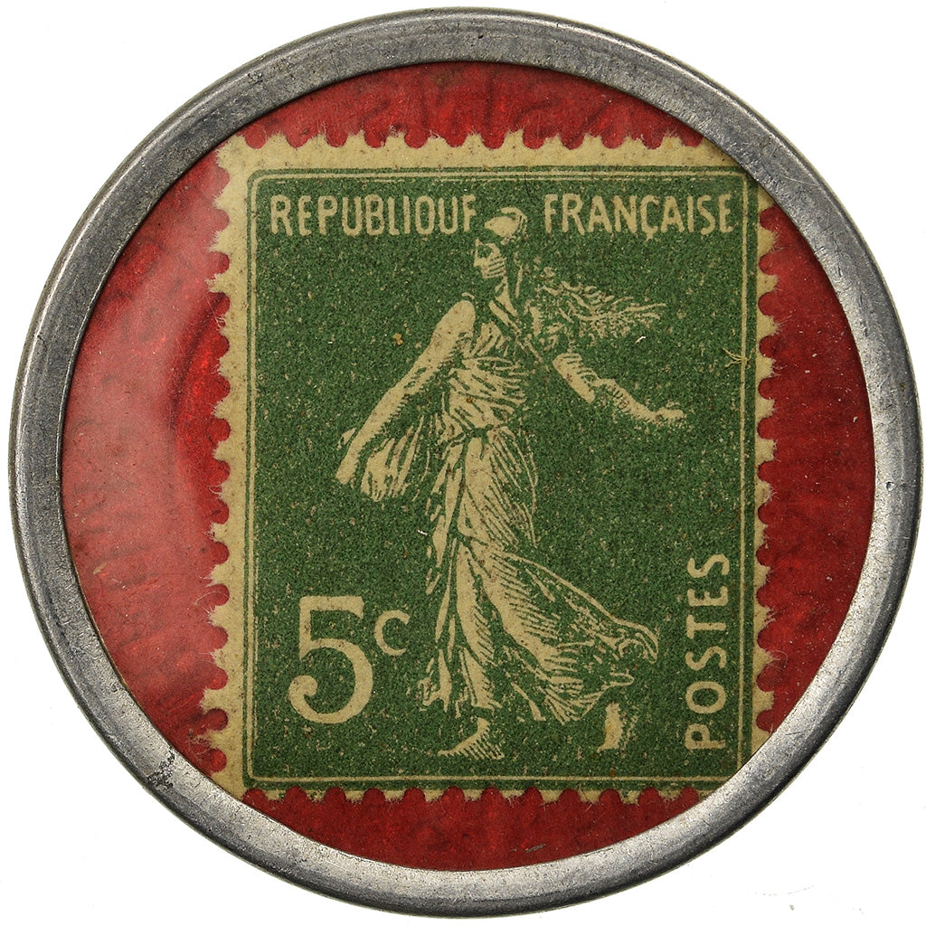 Coin, France, Grands Magasins Jones, Parfums, 5 Centimes, Timbre-Monnaie
