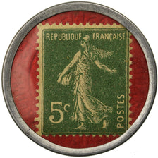 Coin, France, Grands Magasins Jones, Parfums, 5 Centimes, Timbre-Monnaie