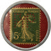 Coin, France, Grands Magasins Jones, Parfums, 5 Centimes, Timbre-Monnaie