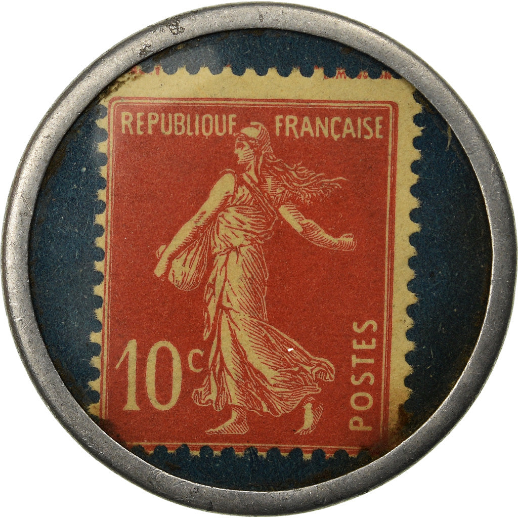 Moneta, Francja, Les Produits NEREA, 10 Centimes, Undated, Timbre-Monnaie