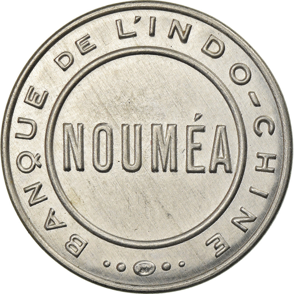 Monnaie, Indochine, Banque de l'Indochine, Nouméa, 25 Centimes, Timbre-Monnaie