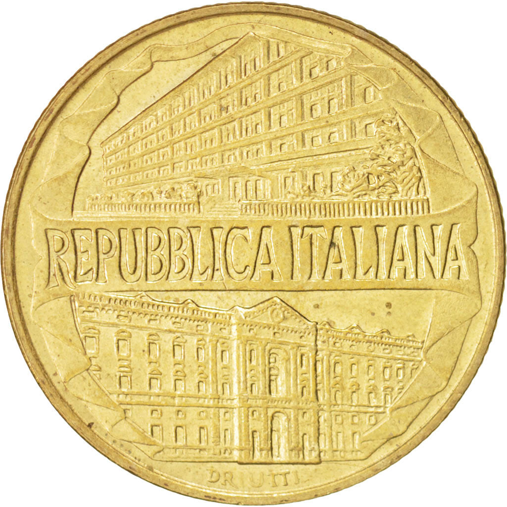 Coin, Italy, 200 Lire, 1996, Rome, MS(63), Aluminum-Bronze, KM:184