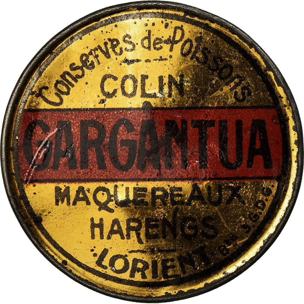 Münze, Frankreich, Gargantua, Poissons, Lorient, 10 Centimes, Timbre-Monnaie