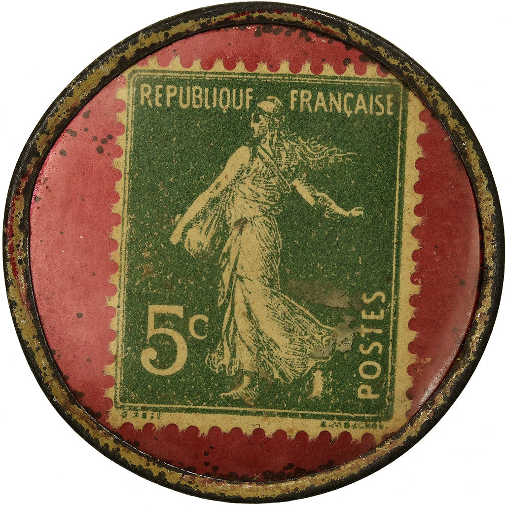 Moeda, França, Rhum Charleston, 5 Centimes, Timbre-Monnaie, AU(55-58), Métal