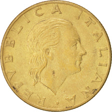Italy, 200 Lire, 1990, Rome, Aluminum-Bronze, KM:135