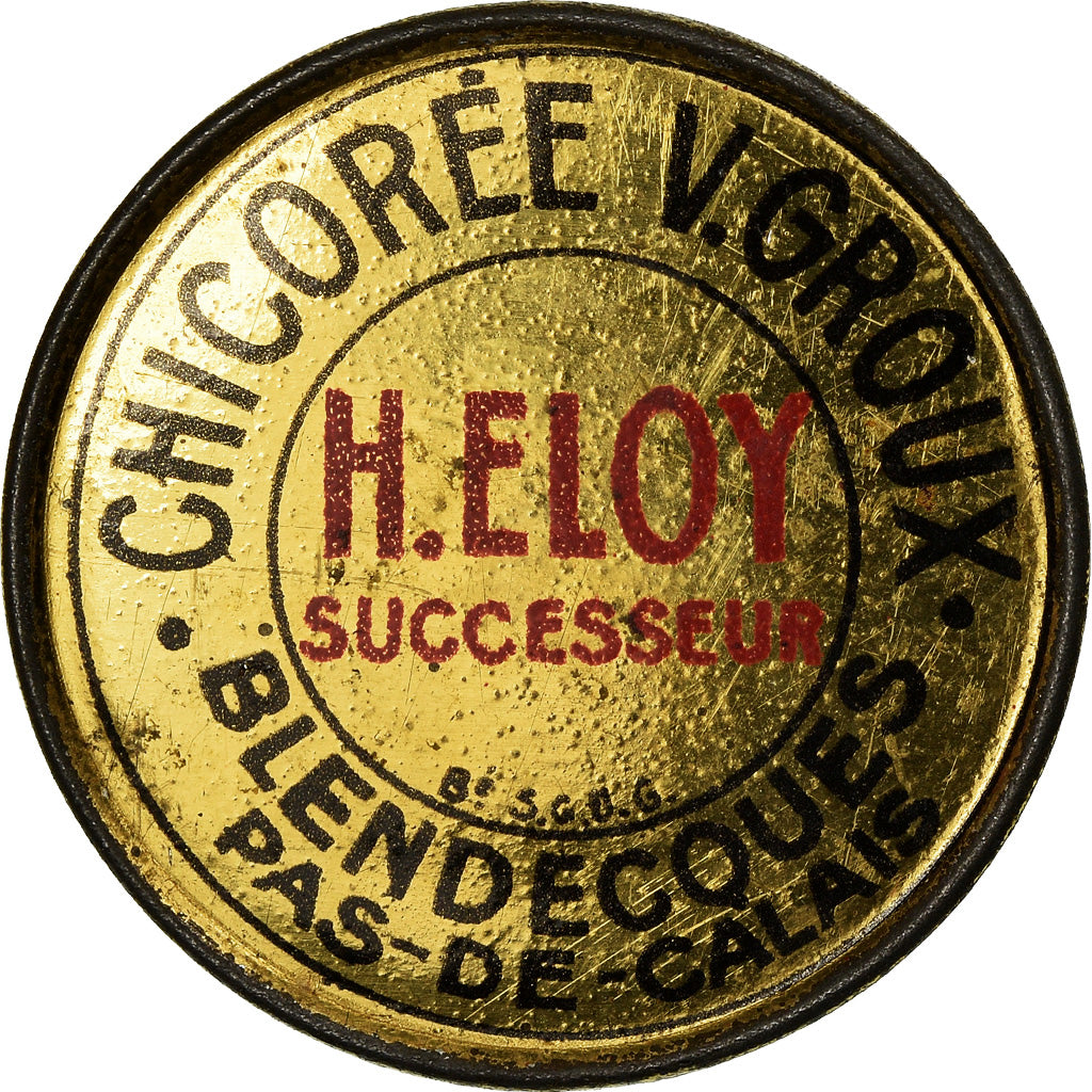 Münze, Frankreich, Chicorée V.Groux, Blendecques, 25 Centimes, Timbre-Monnaie