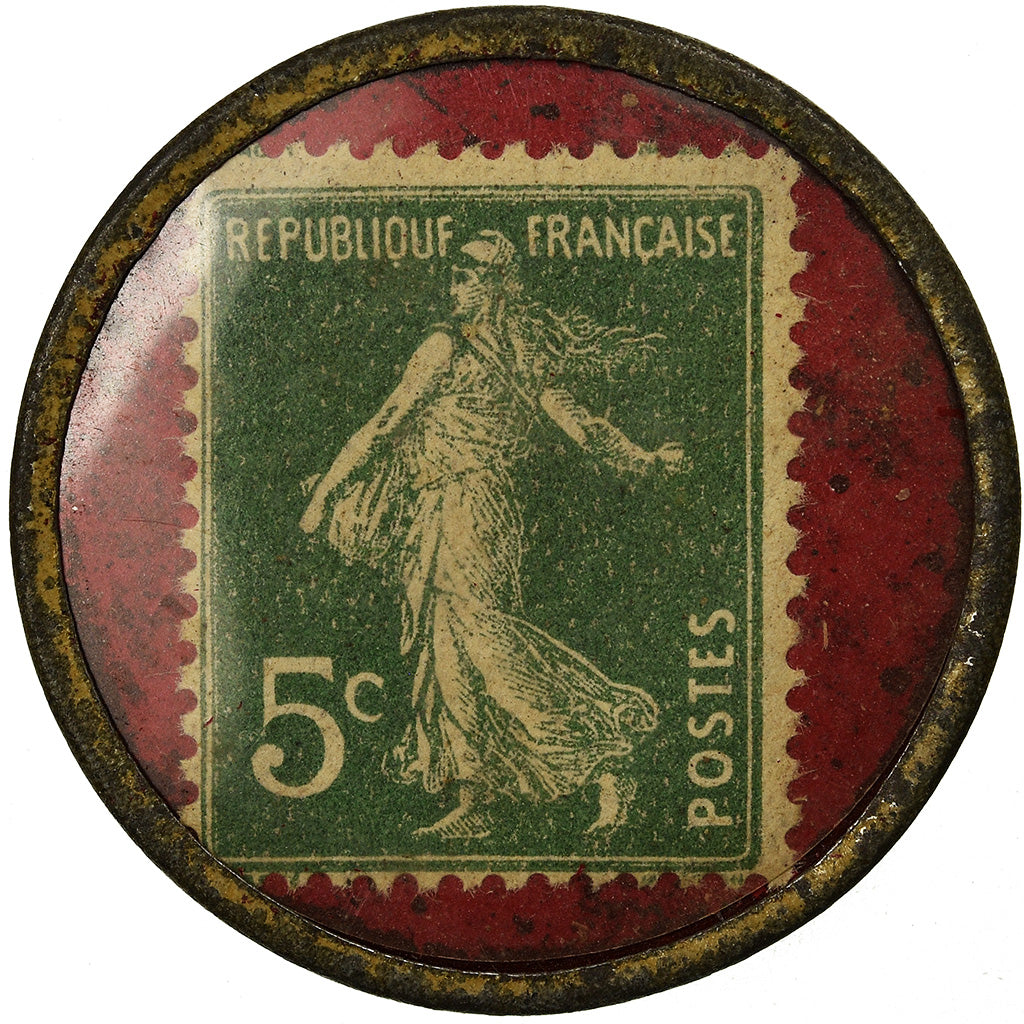 Monnaie, France, Rainbow, Tailor, Bordeaux, 5 Centimes, Timbre-Monnaie, SUP