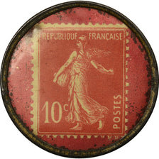 Monnaie, France, 6 Fils Cables JTPF, Lille, 10 Centimes, Timbre-Monnaie, SUP