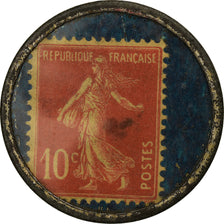 Moneta, Francja, Rhum Charleston, 10 Centimes, Undated, Timbre-Monnaie