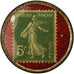 Coin, France, Caves Dupont-Merklin, Champagne Mercier, 5 Centimes