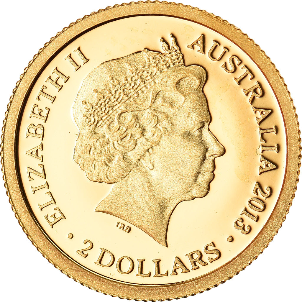 Coin, Australia, 2 Dollars, 2013, MS(65-70), Gold, KM:1959