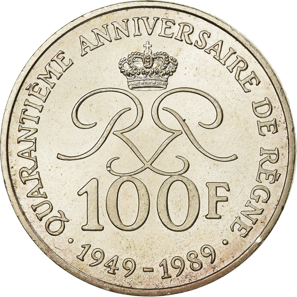 Coin, Monaco, Rainier III, 100 Francs, 1999, Paris, AU(55-58), Silver, KM:175