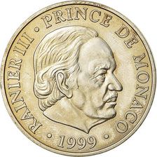 Coin, Monaco, Rainier III, 100 Francs, 1999, Paris, AU(55-58), Silver, KM:175