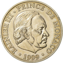 Coin, Monaco, Rainier III, 100 Francs, 1999, Paris, AU(55-58), Silver, KM:175