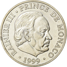 Coin, Monaco, Rainier III, 100 Francs, 1999, Paris, MS(60-62), Silver, KM:175