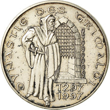 Coin, Monaco, Dynastie des Grimaldi, 100 Francs, 1997, AU(55-58), Silver, KM:176