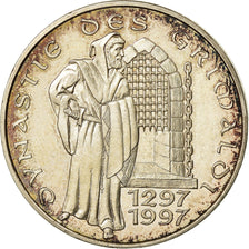 Coin, Monaco, Dynastie des Grimaldi, 100 Francs, 1997, AU(55-58), Silver, KM:176