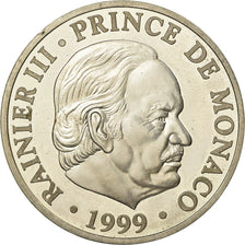 Monaco, Medal, 50ème Anniversaire de Rainier III, 1999, MS(63), Silver
