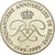 Mónaco, Medal, 50ème Anniversaire de Rainier III, 1999, MS(63), Prata