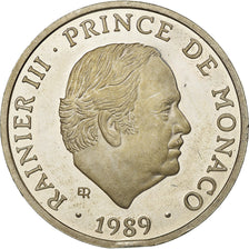 Monaco, Medal, 40 ème Anniversaire de Rainier III, 1989, AU(55-58), Silver