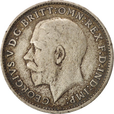 Great Britain, George V, 3 Pence, 1921, Silver, KM:813a