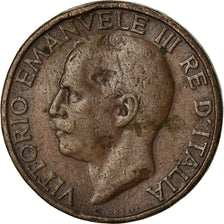 Monnaie, Italie, Vittorio Emanuele III, 10 Centesimi, 1932, Rome, TB, Bronze