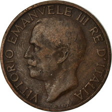 Coin, Italy, Vittorio Emanuele III, 10 Centesimi, 1933, Rome, EF(40-45), Bronze