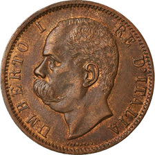 Moeda, Itália, Umberto I, 10 Centesimi, 1894, Birmingham, AU(55-58), Cobre