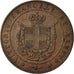 Coin, ITALIAN STATES, TUSCANY, Provisional Government, 5 Centesimi, 1859