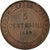 Coin, ITALIAN STATES, TUSCANY, Provisional Government, 5 Centesimi, 1859