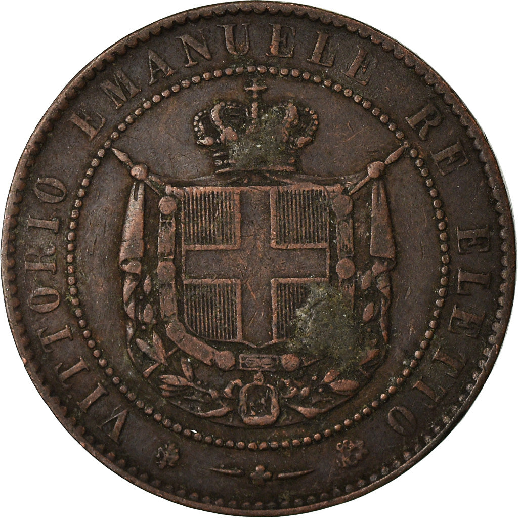 Coin, ITALIAN STATES, TUSCANY, Provisional Government, 5 Centesimi, 1859