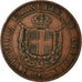 Coin, ITALIAN STATES, TUSCANY, Provisional Government, 5 Centesimi, 1859