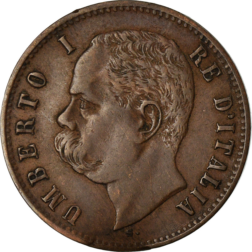 Coin, Italy, Umberto I, 2 Centesimi, 1896, Rome, VF(30-35), Copper, KM:30