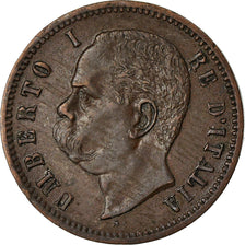 Coin, Italy, Umberto I, 2 Centesimi, 1900, Rome, EF(40-45), Copper, KM:30