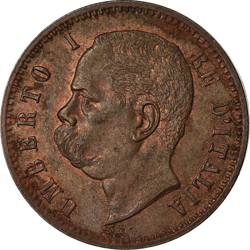 Coin, Italy, Umberto I, 2 Centesimi, 1900, Rome, AU(50-53), Copper, KM:30