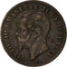 Münze, Italien, Vittorio Emanuele II, 2 Centesimi, 1861, Milan, S+, Kupfer